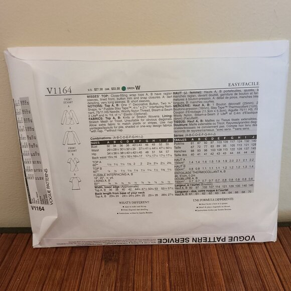 Vintage Vogue Today's Fit  Sandra Betzina Patterns - Three - Picture 14 of 15